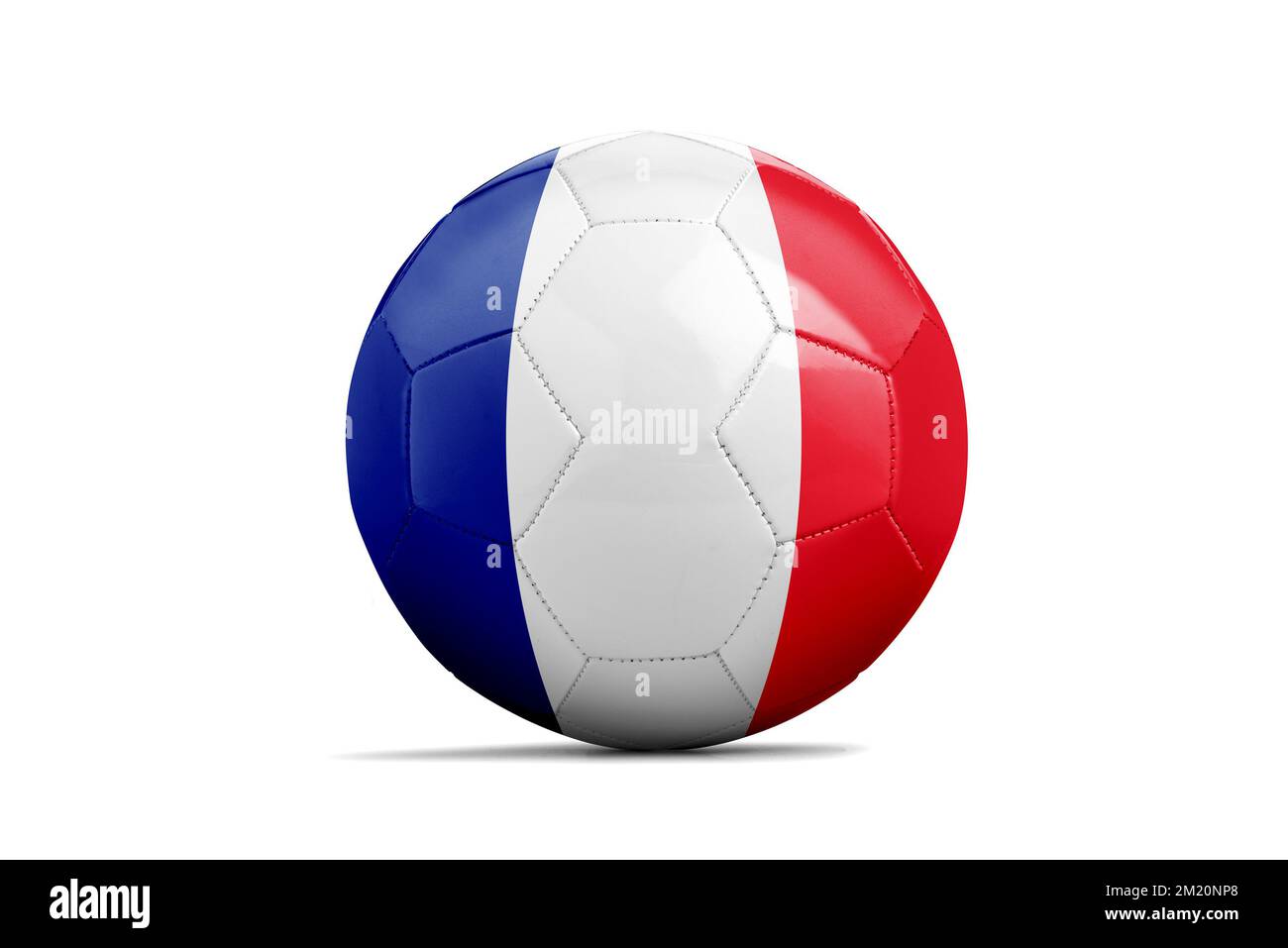 Soccer balls with team flags, Football Euro 2016. Group A, France Stock Photo