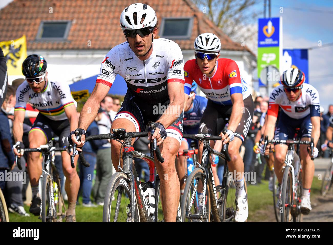 Swiss Fabian Cancellara of Trek-Segafredo pictured in action during the ...
