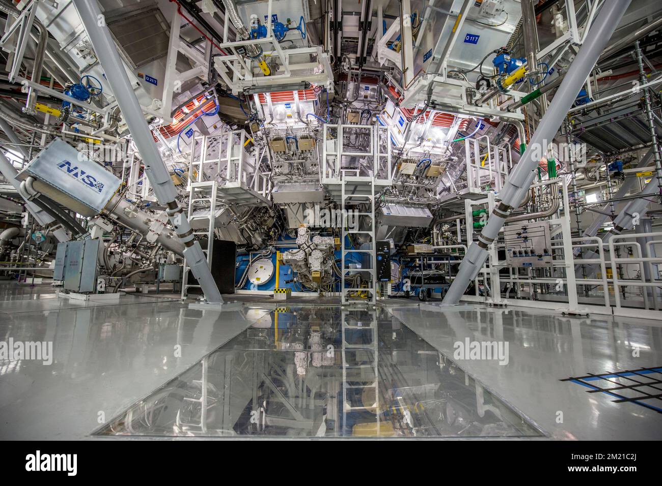 December 13, 2022, Livermore, California, USA The target chamber at