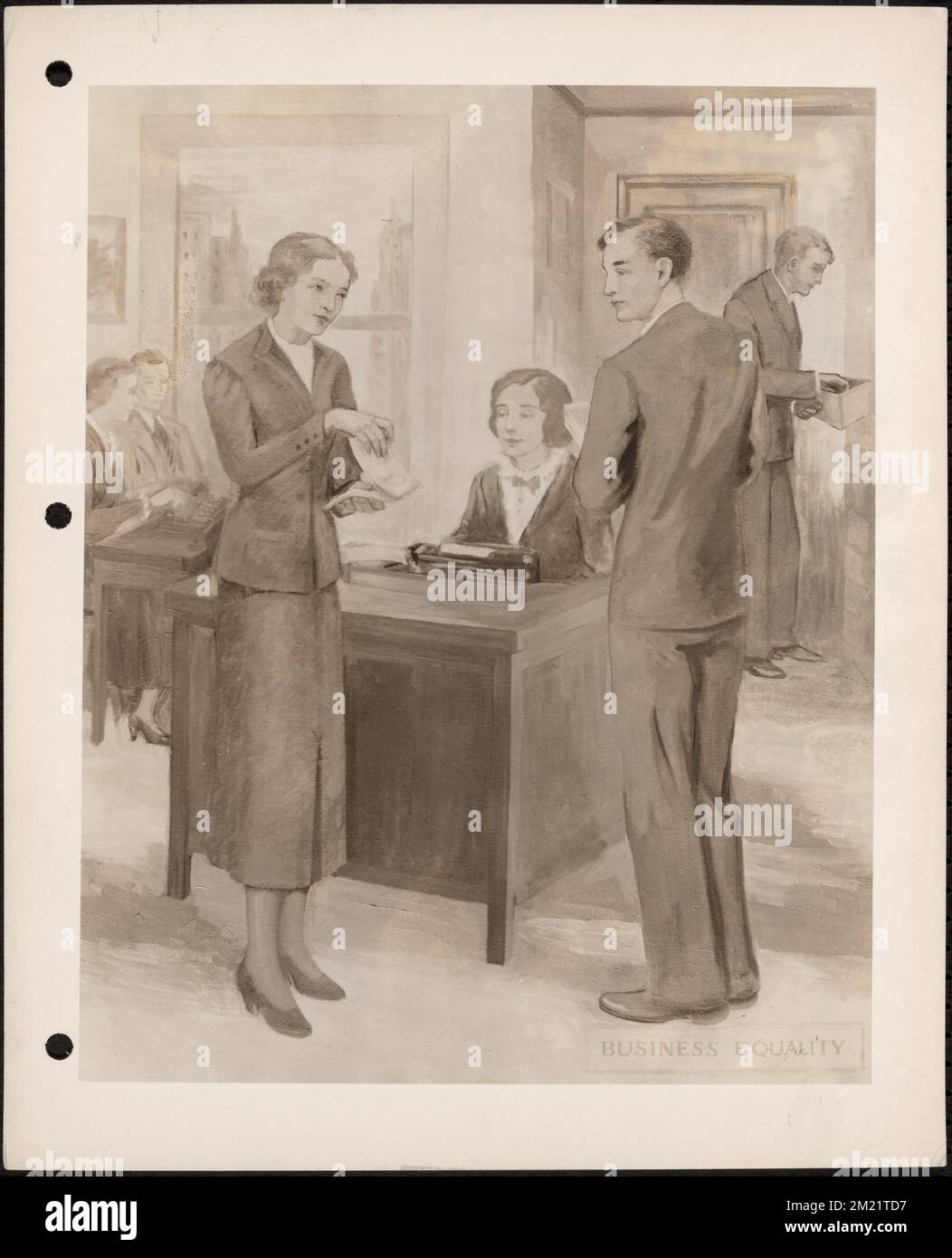 Business equality , Business people, Office workers. The Massachusetts ...