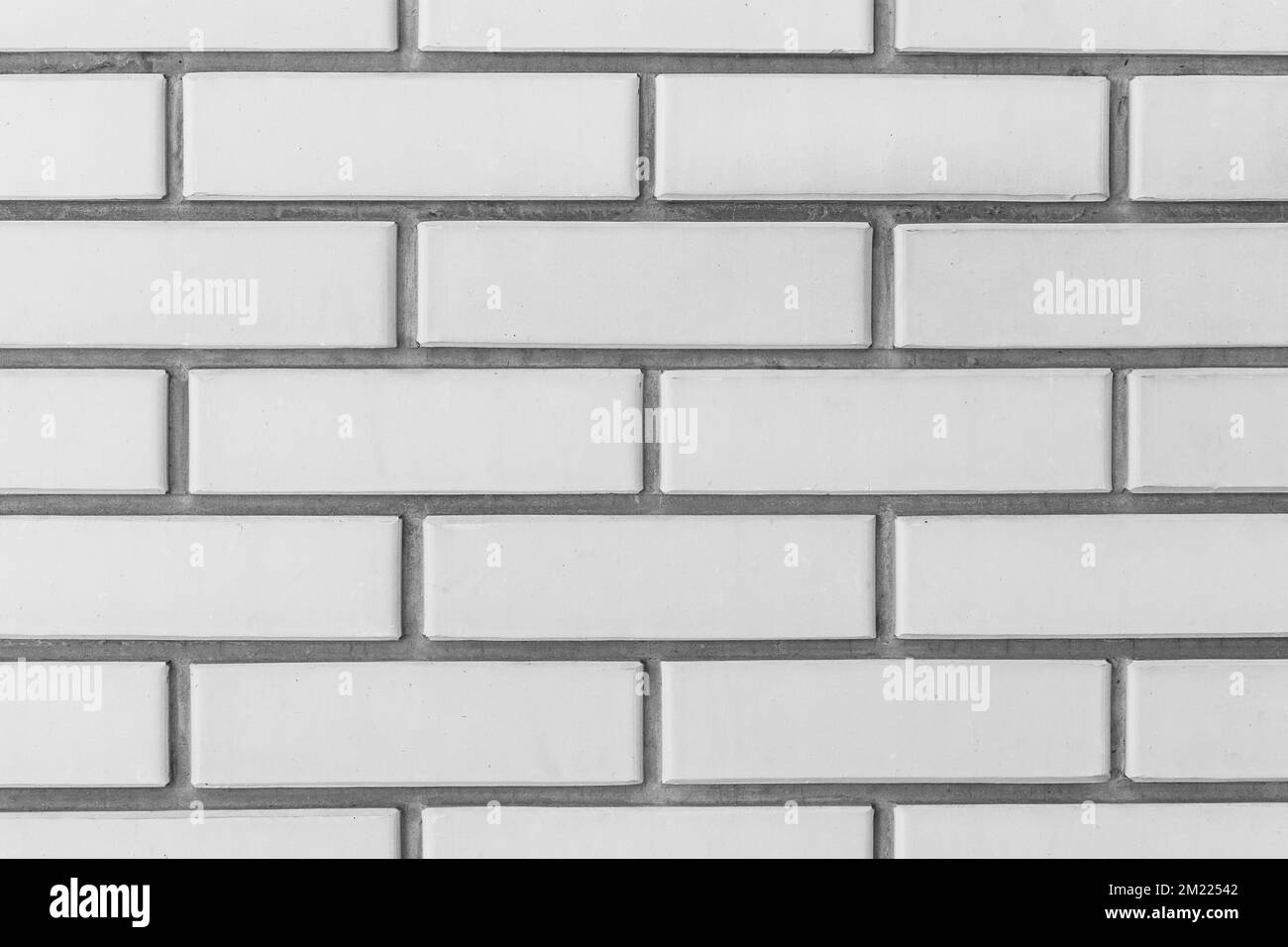 Light white gray brick blocks wall texture background brickwork Stock