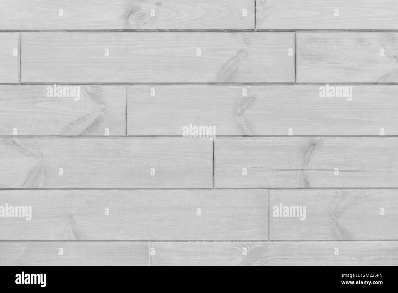 Light white gray wooden horizontal texture floor boards plank fence