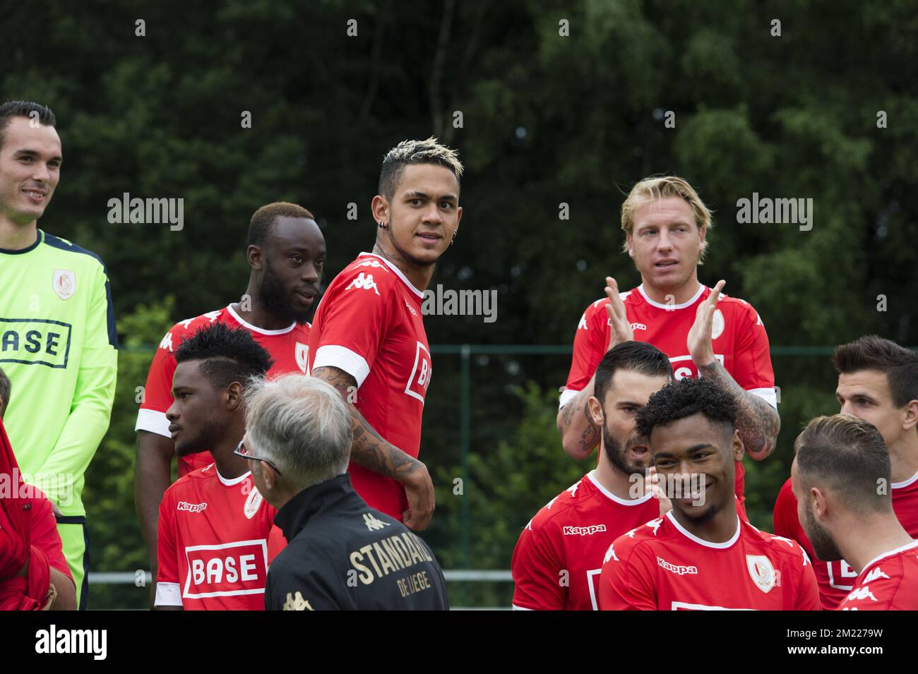 Standard's players seen in marge of the 20162017 season photo shoot of