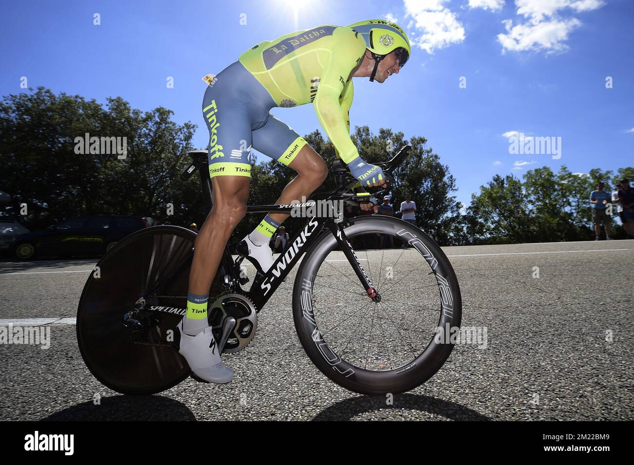 Czech Roman Kreuziger Of Tinkoff Pictured In Action During The Thirteenth Stage Of The 103rd