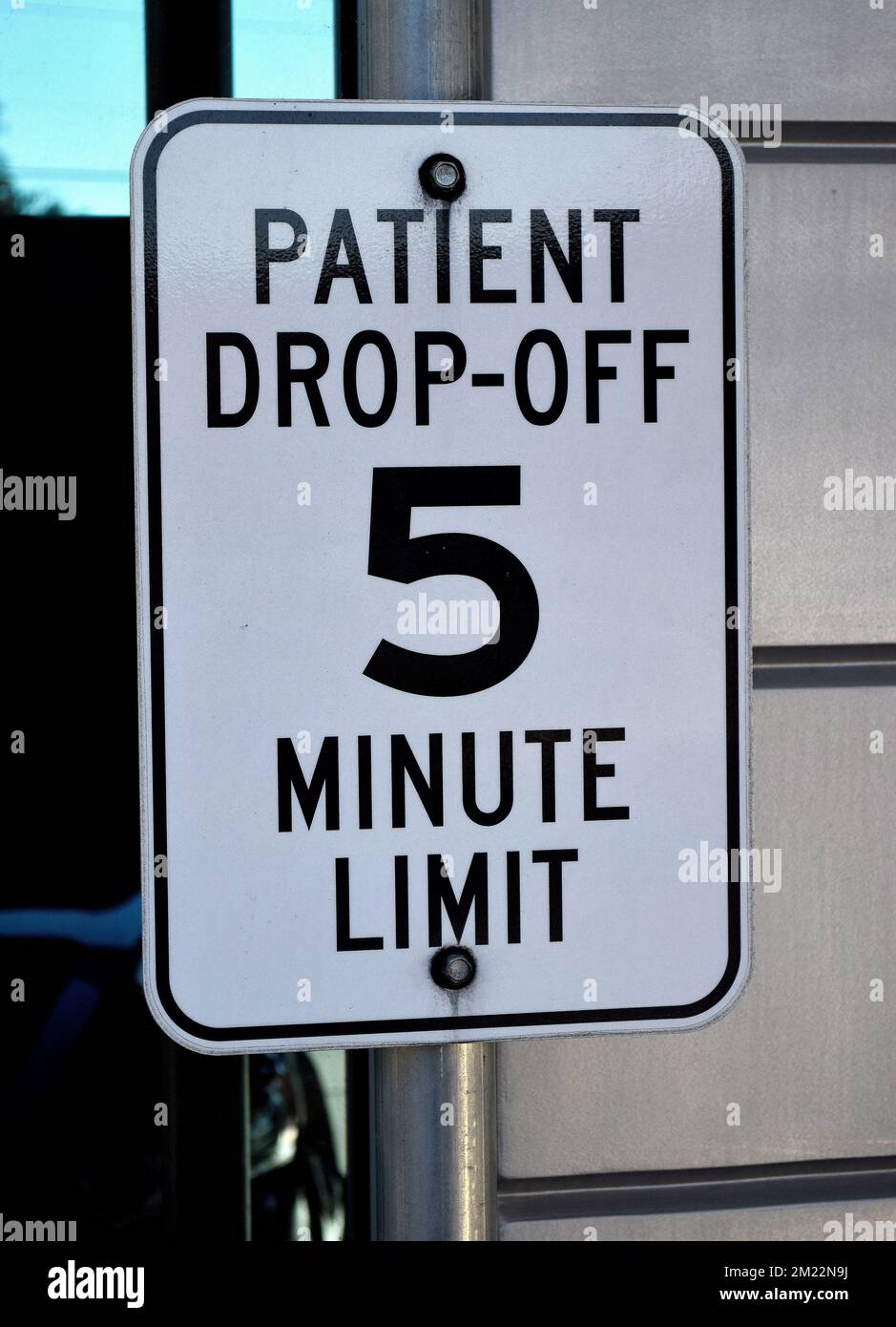 PATIENT PICK-UP OR DROP-OFF ONLY Sign (P-8) - Parking and Standing Signs