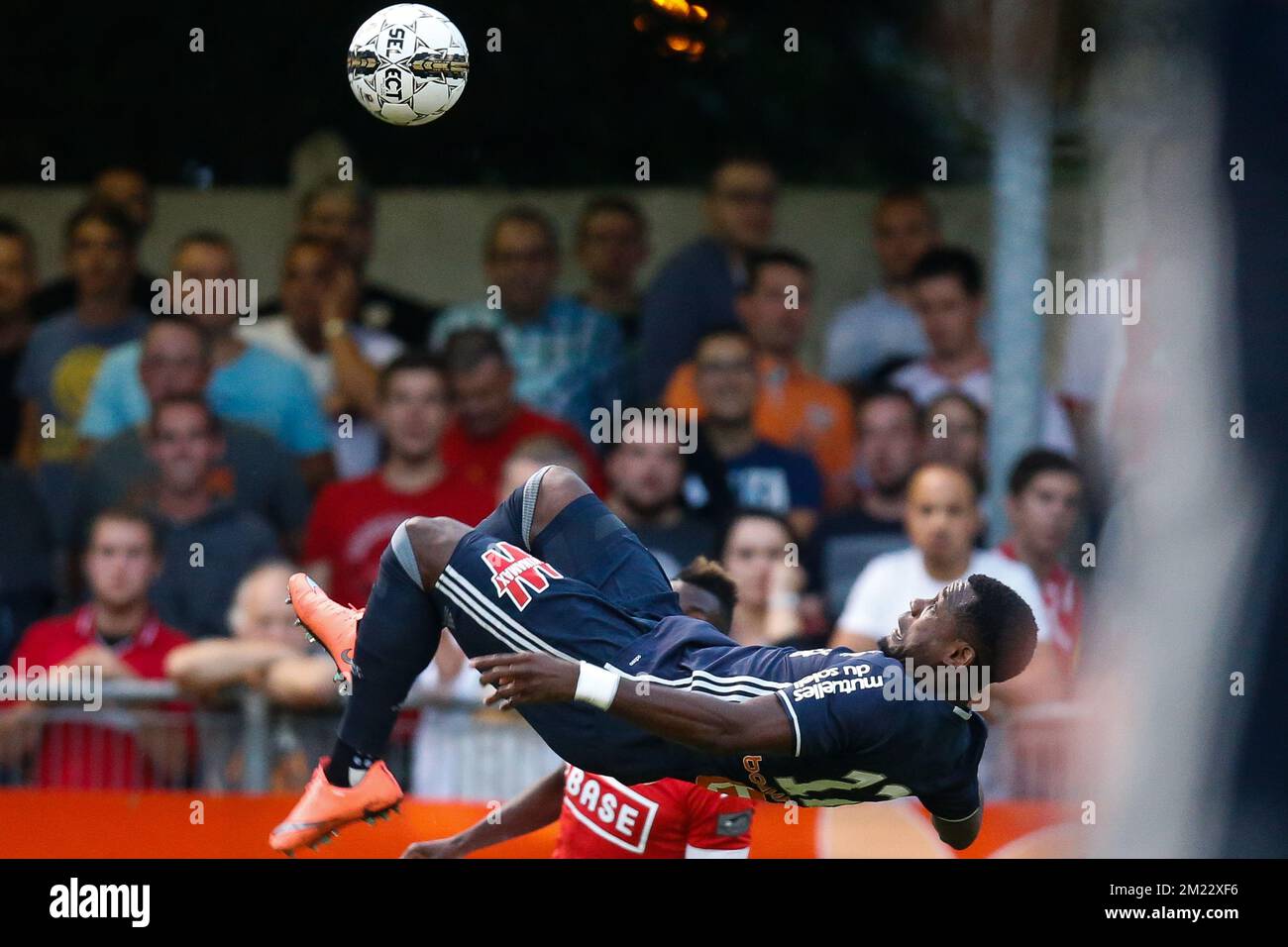 OM's Henri Bedimo pictured in action during a gala soccer game between Belgian first division team Standard de Liege and French first division Olympique de Marseille, Friday 02 September 2016 in Namur. Stock Photo