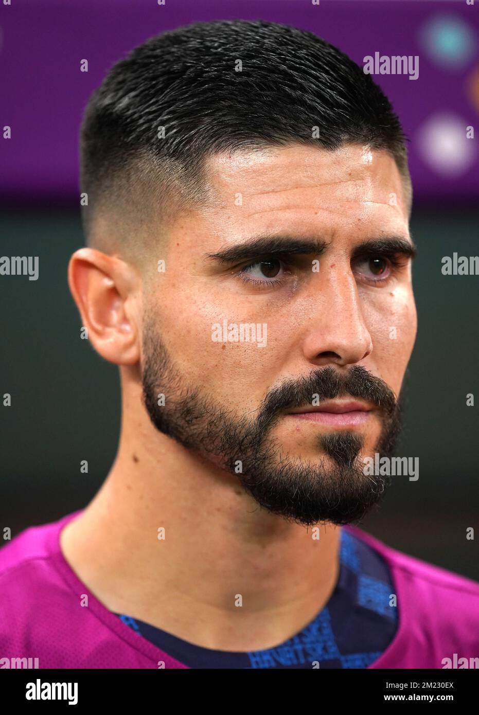 Croatia&rsquo;s Martin Erlic before the FIFA World Cup Semi-Final match at
