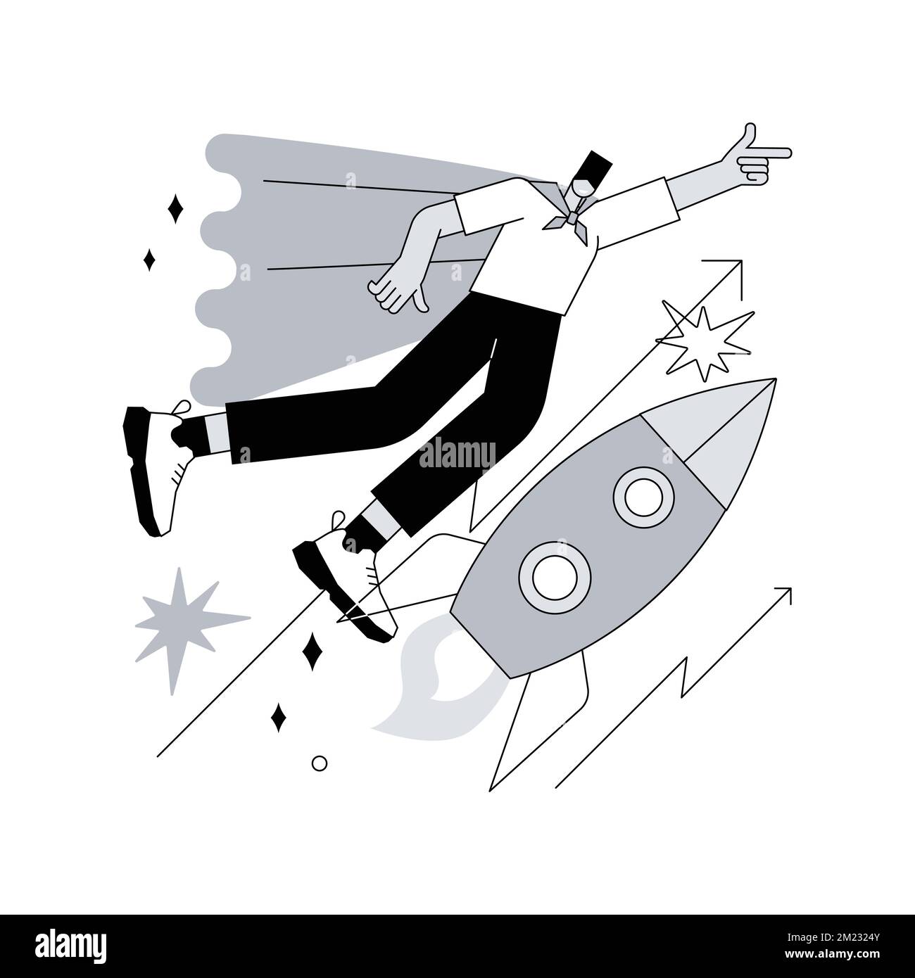 Startup accelerator abstract concept vector illustration. Business ...