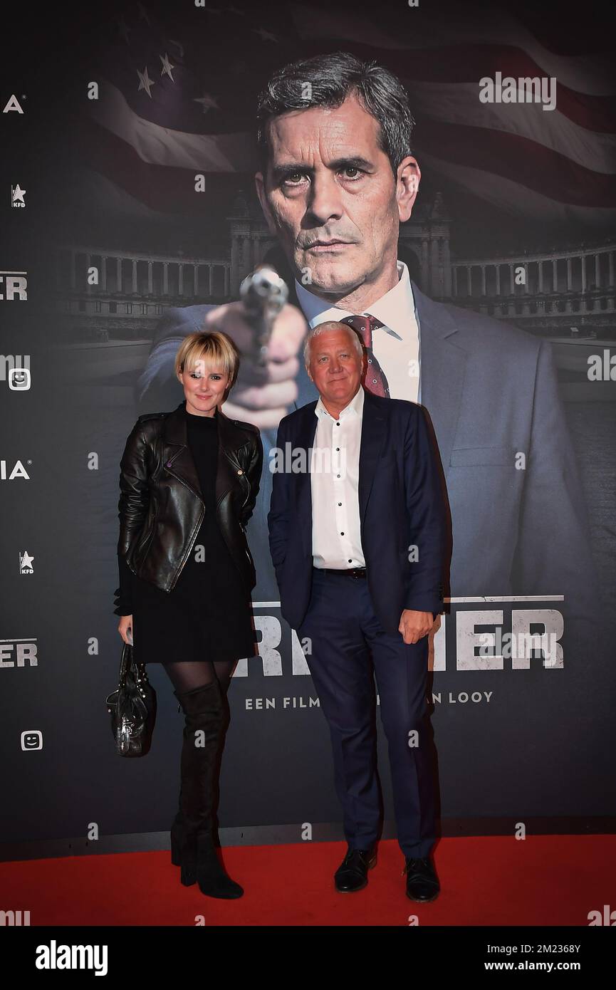 Stephanie-clerckx and Patrick Lefevere pictured ahead of the Belgian