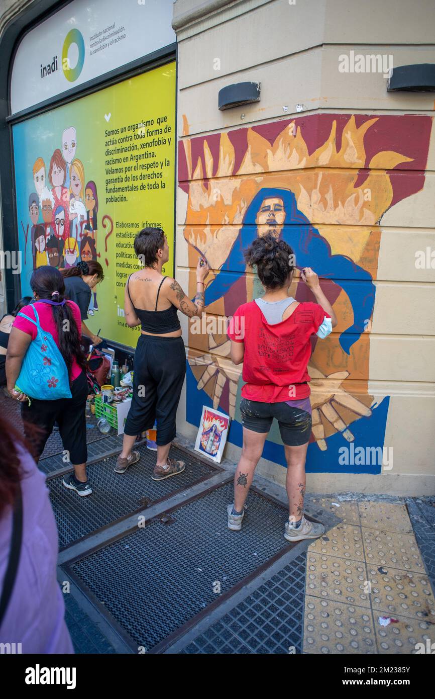 Legalising Abortion in Argentina: Social Movements and Multi-Party Coalitions. Ciudad Autonoma De Buenos Aires Stock Photo