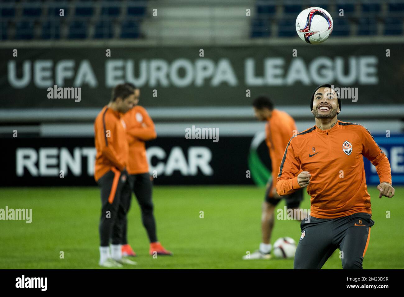 Shakhtar midfielder Dentinho pictured in action during a