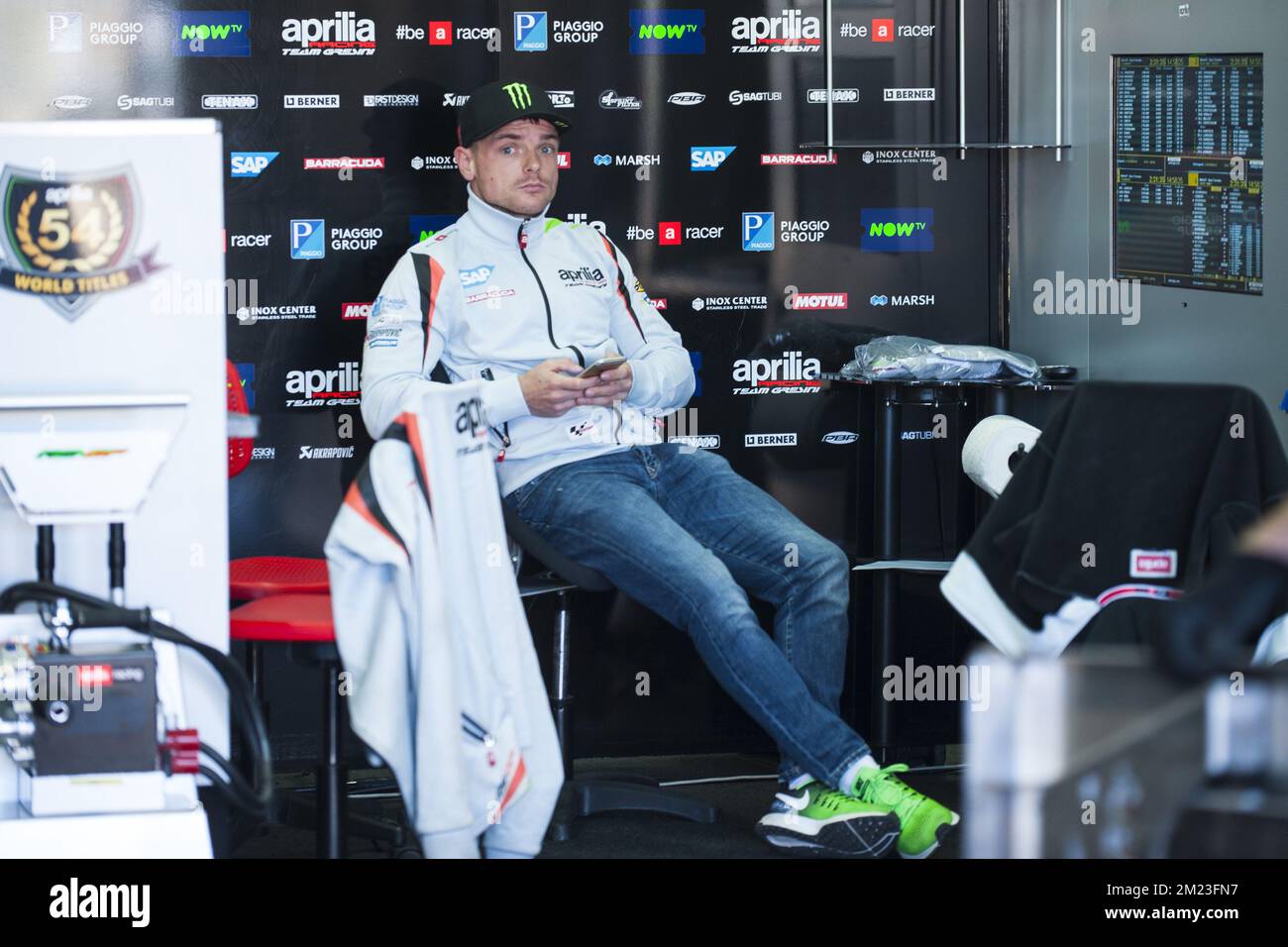 Aprilia moto gp hi-res stock photography and images - Alamy