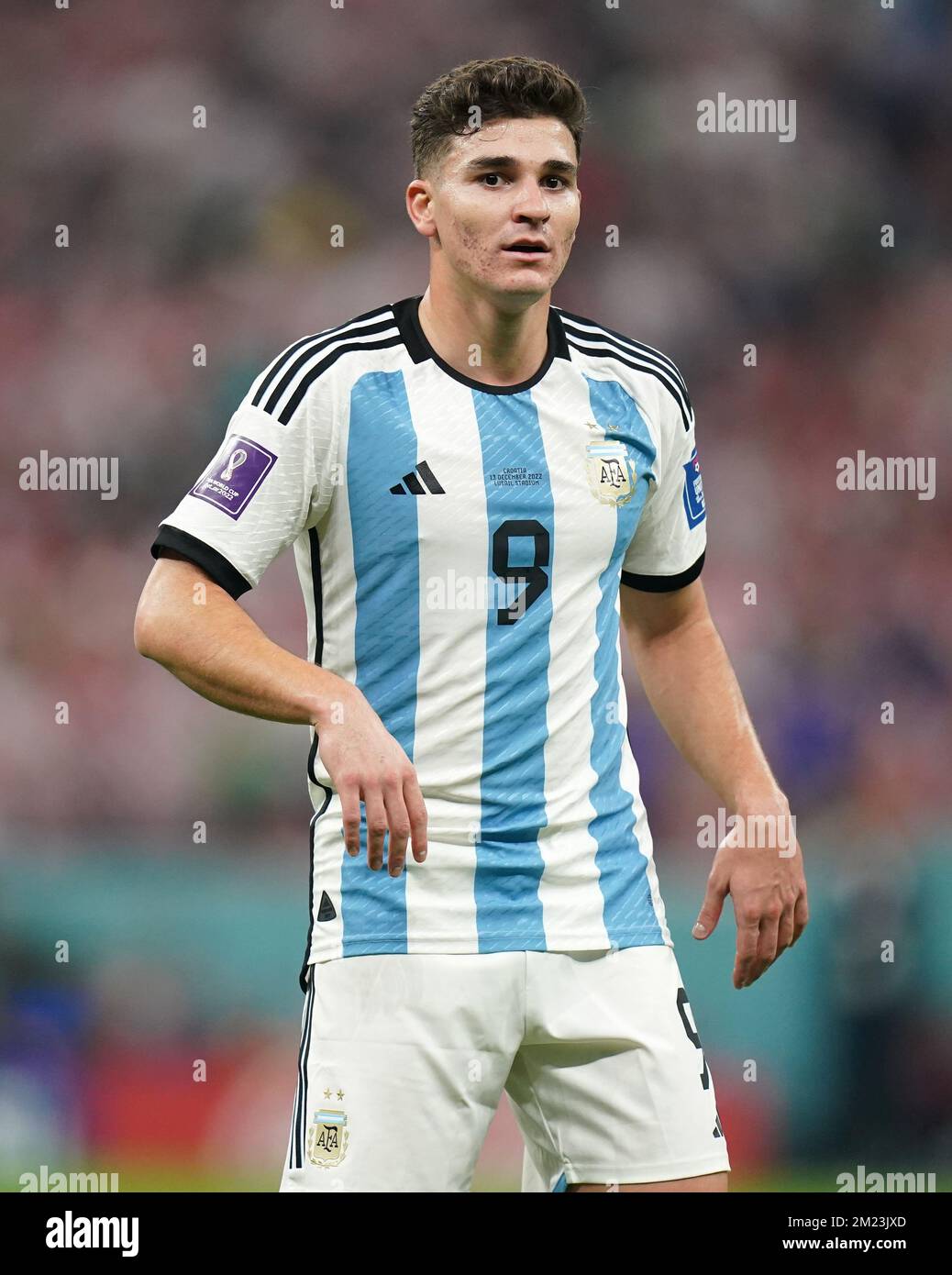 Argentina s Julian Alvarez During The FIFA World Cup Semi Final Match argentina-s-julian-alvarez-during-the-fifa-world-cup-semi-final-match