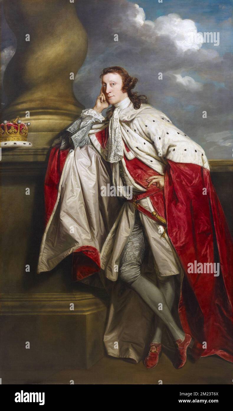 James, 7th Earl of Lauderdale (1759-1760), Painting by Joshua Reynolds Stock Photo