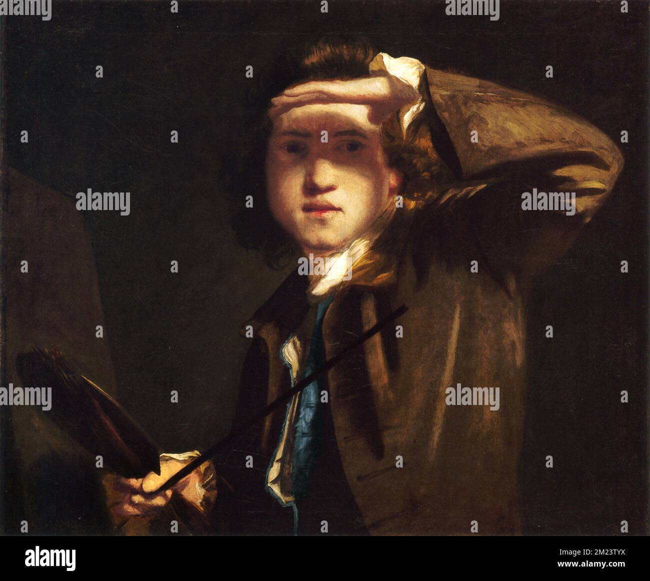 Joshua Reynolds, Self-portrait, aged about 24, Painting by Joshua ...