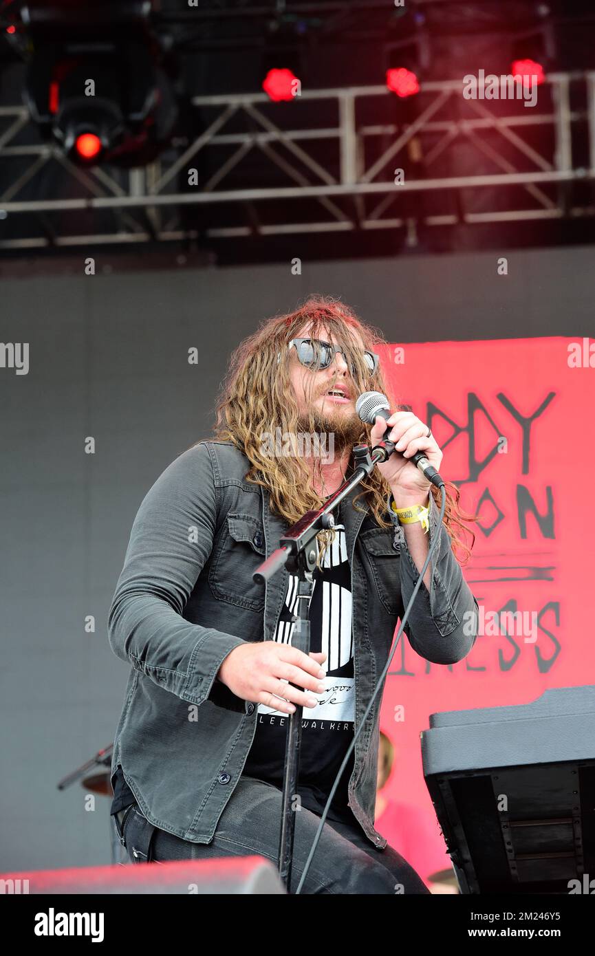 Governors Ball - J Roddy Walston in concert Stock Photo