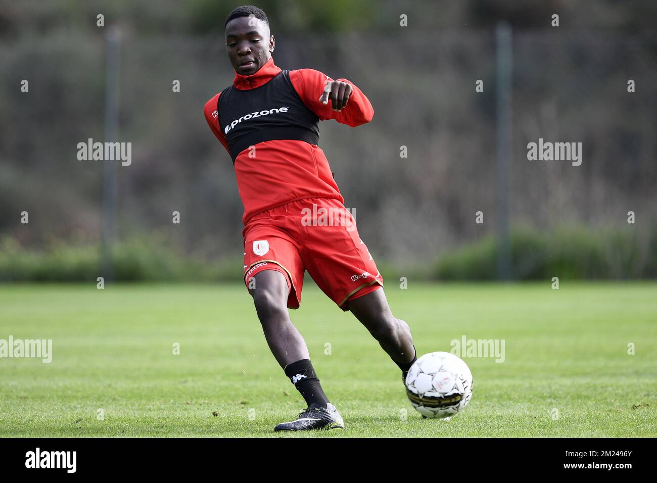 Standard's Ibrahima Bah pictured during the first day of the winter training camp of Belgian first division soccer team Standard de Liege, in Marbella, Spain, Sunday 08 January 2017. BELGA PHOTO YORICK JANSENS Stock Photo