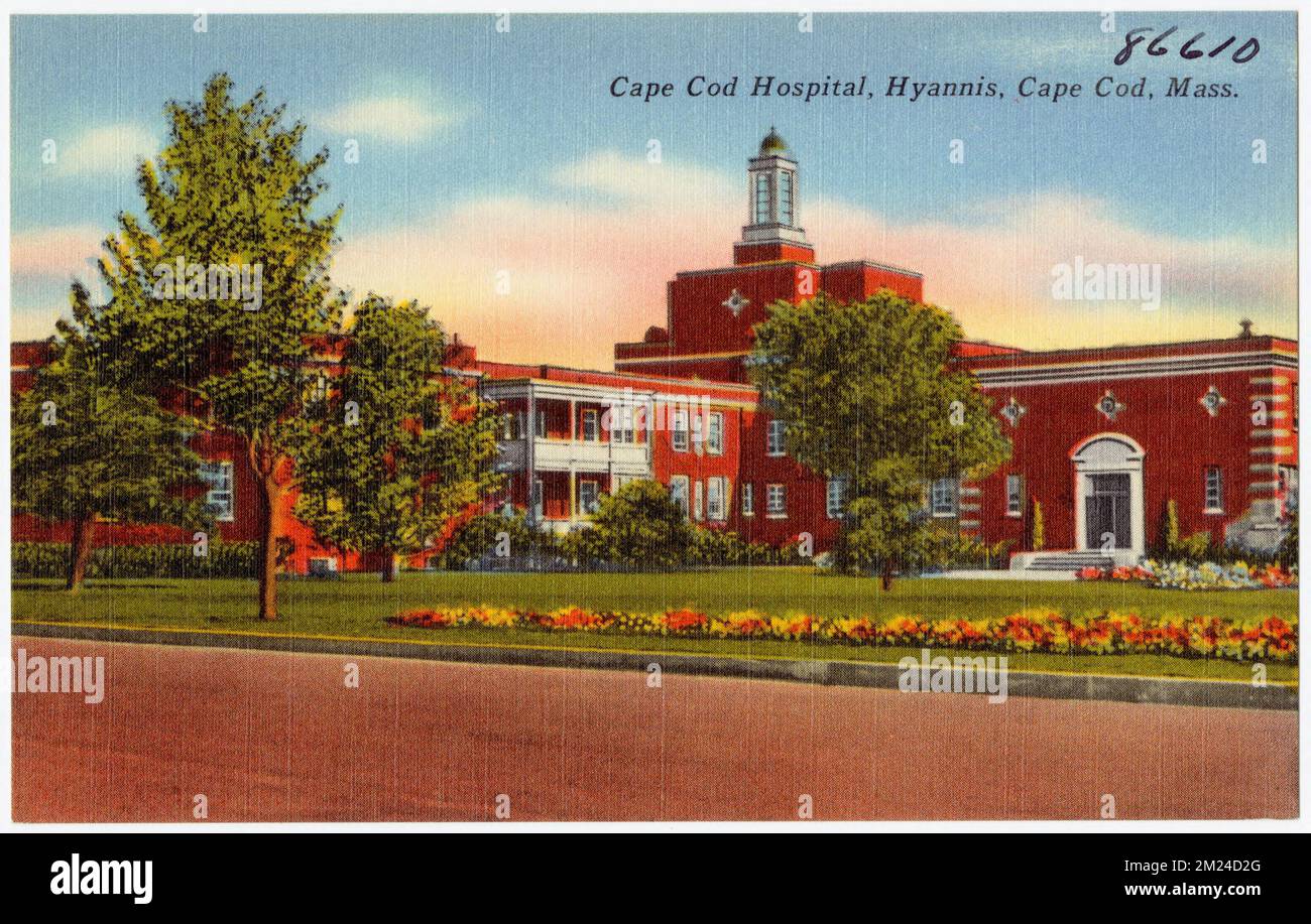 Cape Cod Hospital, Hyannis, Cape Cod, Mass. , Hospitals, Tichnor