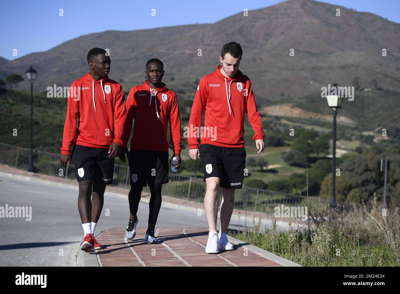 Standard's Ibrahima Bah pictured during the first day of the winter  training camp of Belgian first division soccer team Standard de Liege, in  Marbella, Spain, Sunday 08 January 2017. BELGA PHOTO YORICK