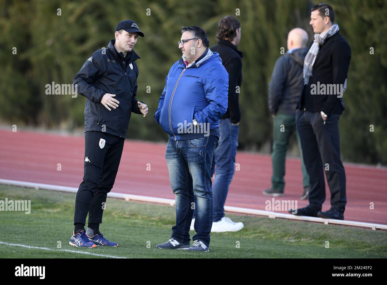 Standard's head coach Aleksandar Jankovic and Football manager Kismet