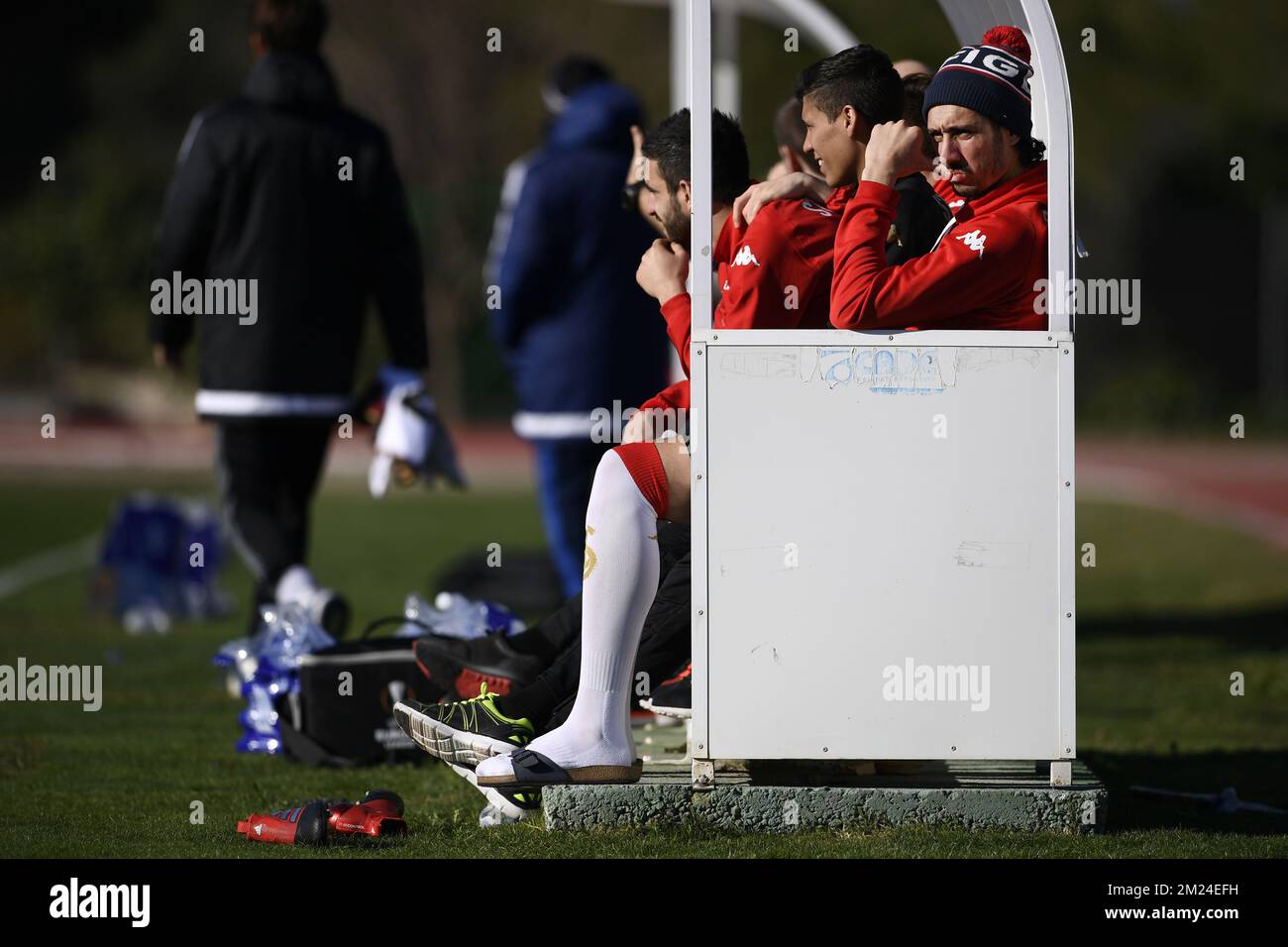 Standard's Ishak Belfodil pictured before a friendly soccer game