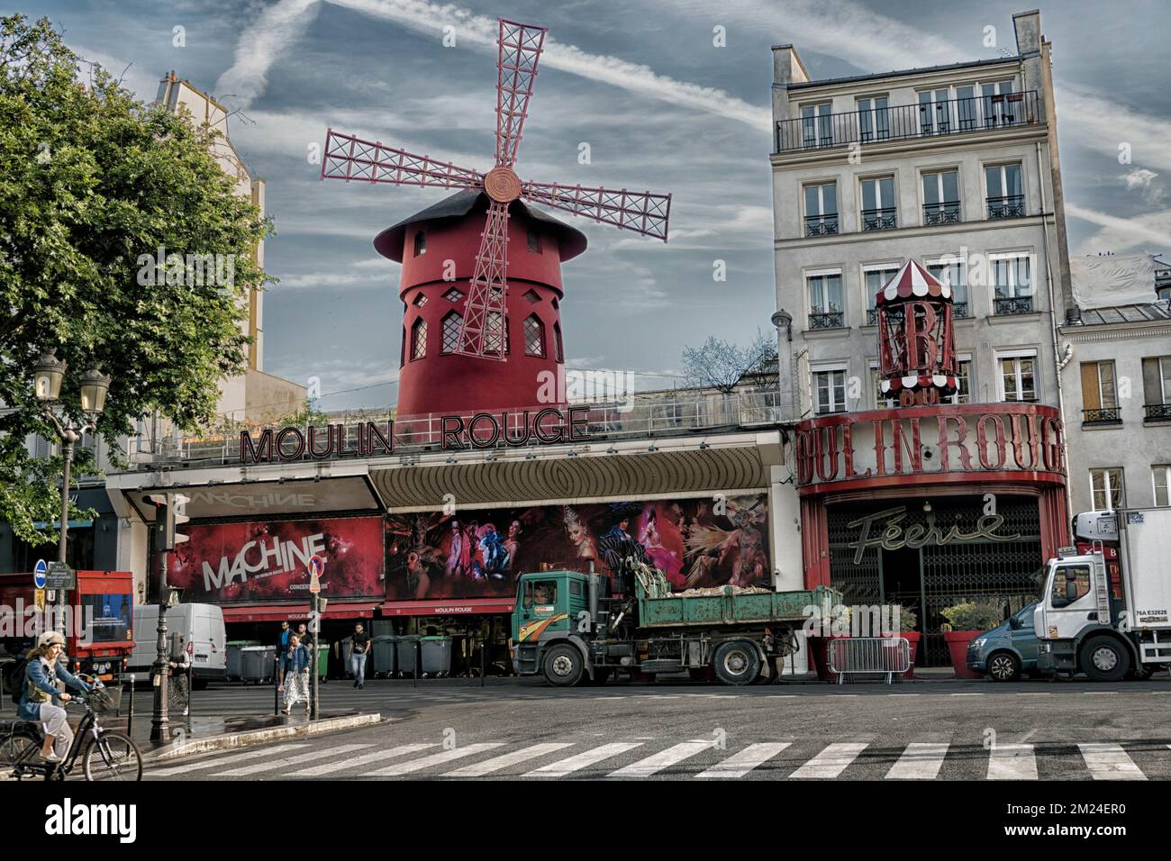 Moulin Rouge early summer 2022 Stock Photo