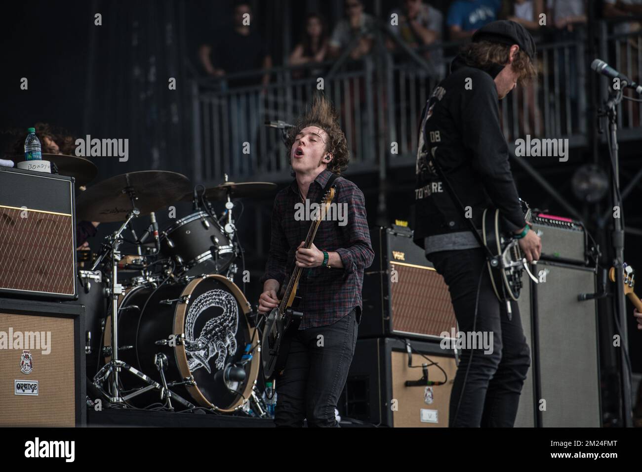 Governors Ball - Catfish and the Bottlemen in concert Stock Photo