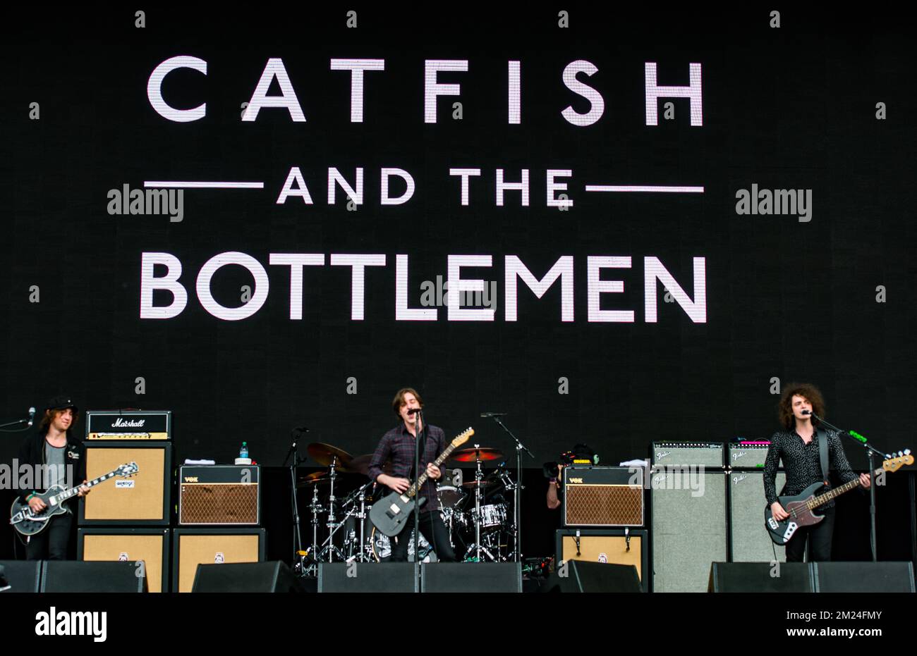 Governors Ball - Catfish and the Bottlemen in concert Stock Photo