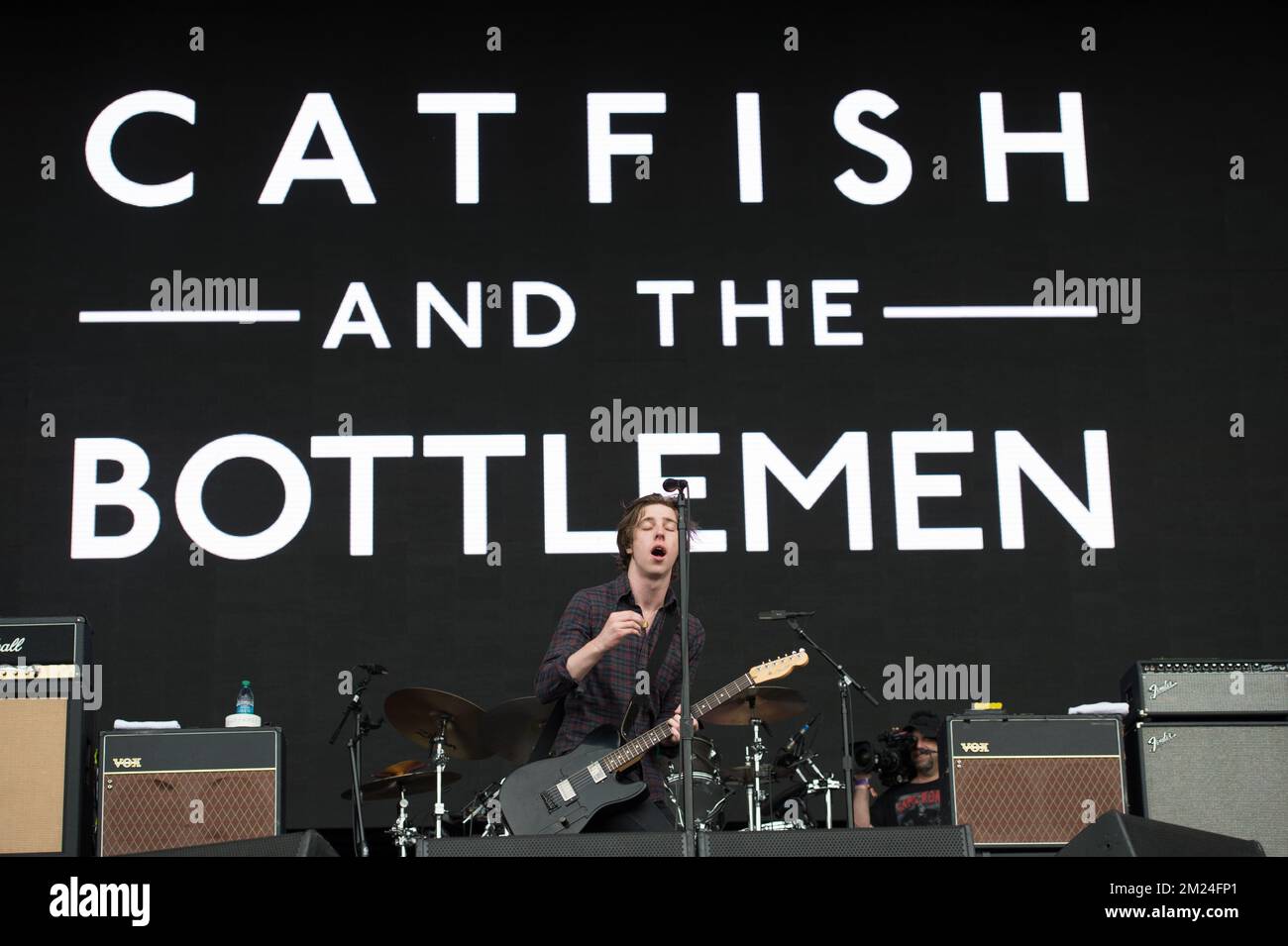 Governors Ball Catfish and the Bottlemen in concert Stock Photo Alamy