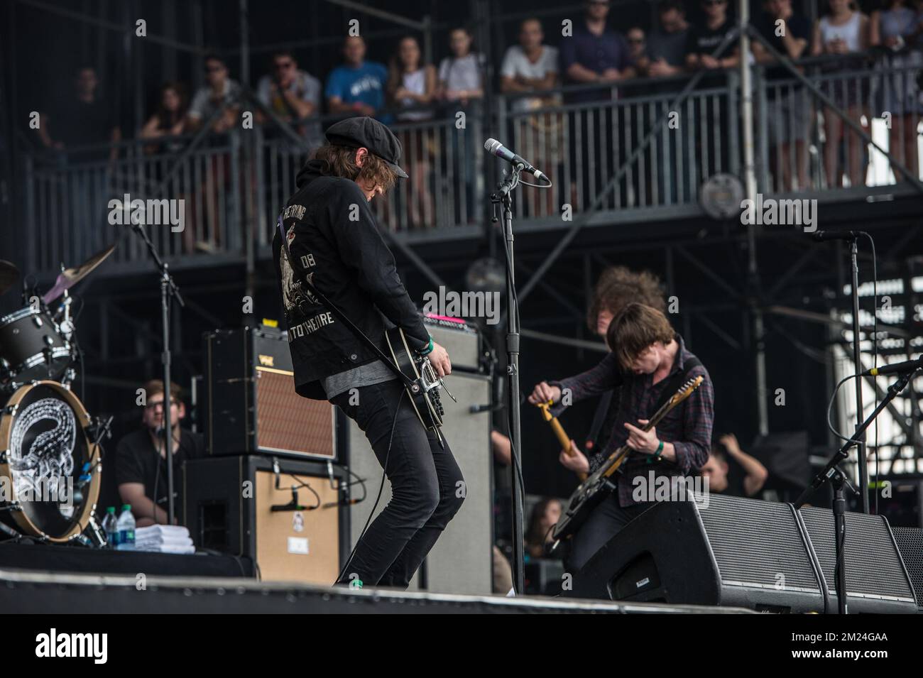 Governors Ball Catfish and the Bottlemen in concert Stock Photo Alamy
