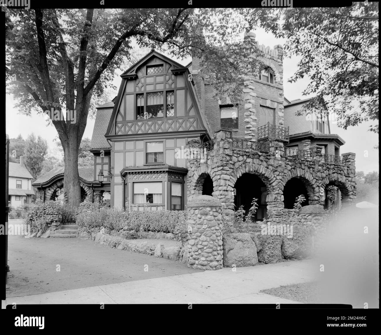 Captain May House, 61 Arborway, Jamaica Plain, Mass. , Houses, Historic
