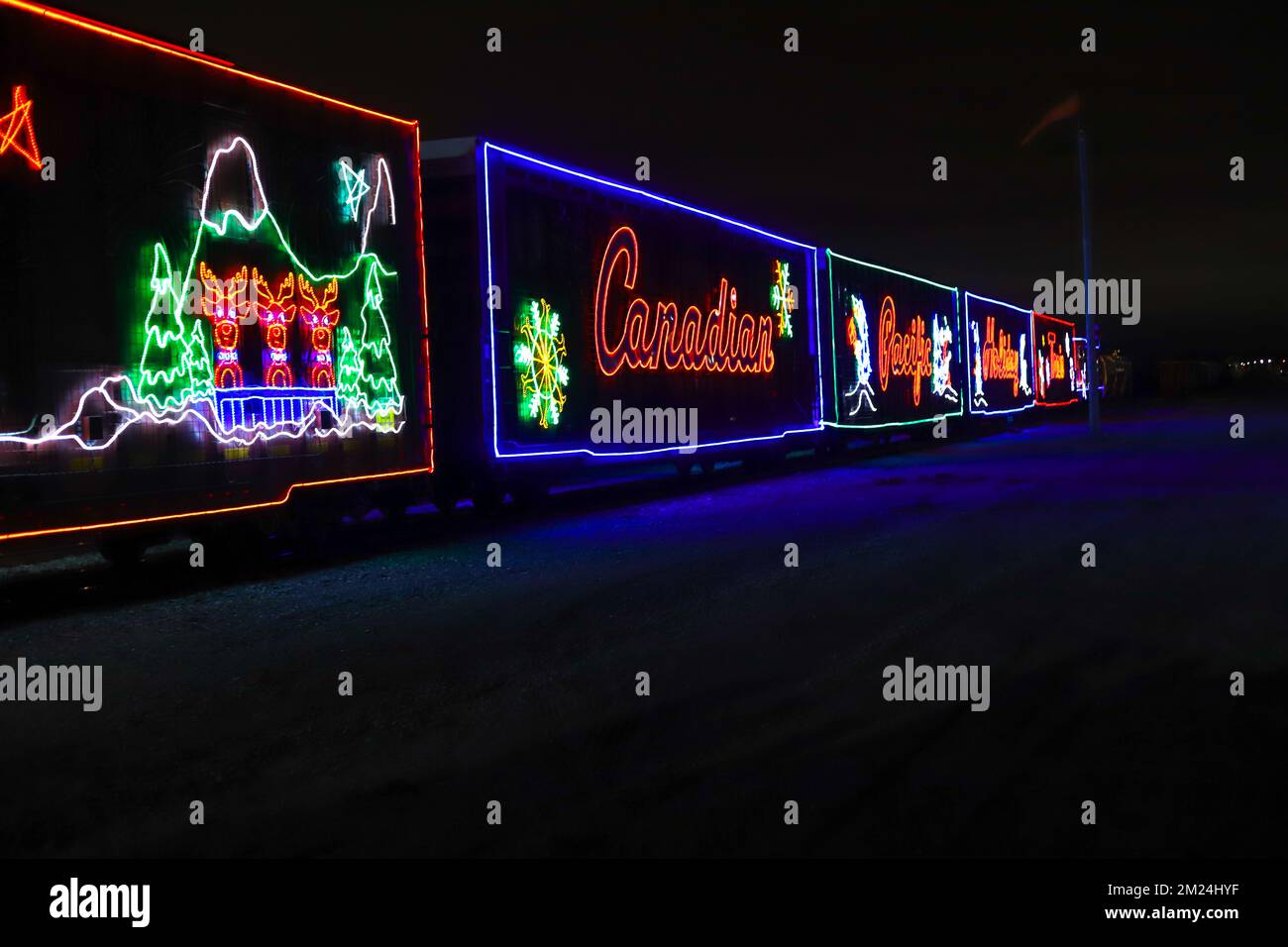 Canadian Pacific Christmas Train a special train that starts from