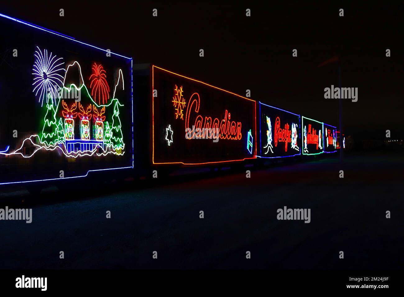 Canadian Pacific Christmas Train a special train that starts from