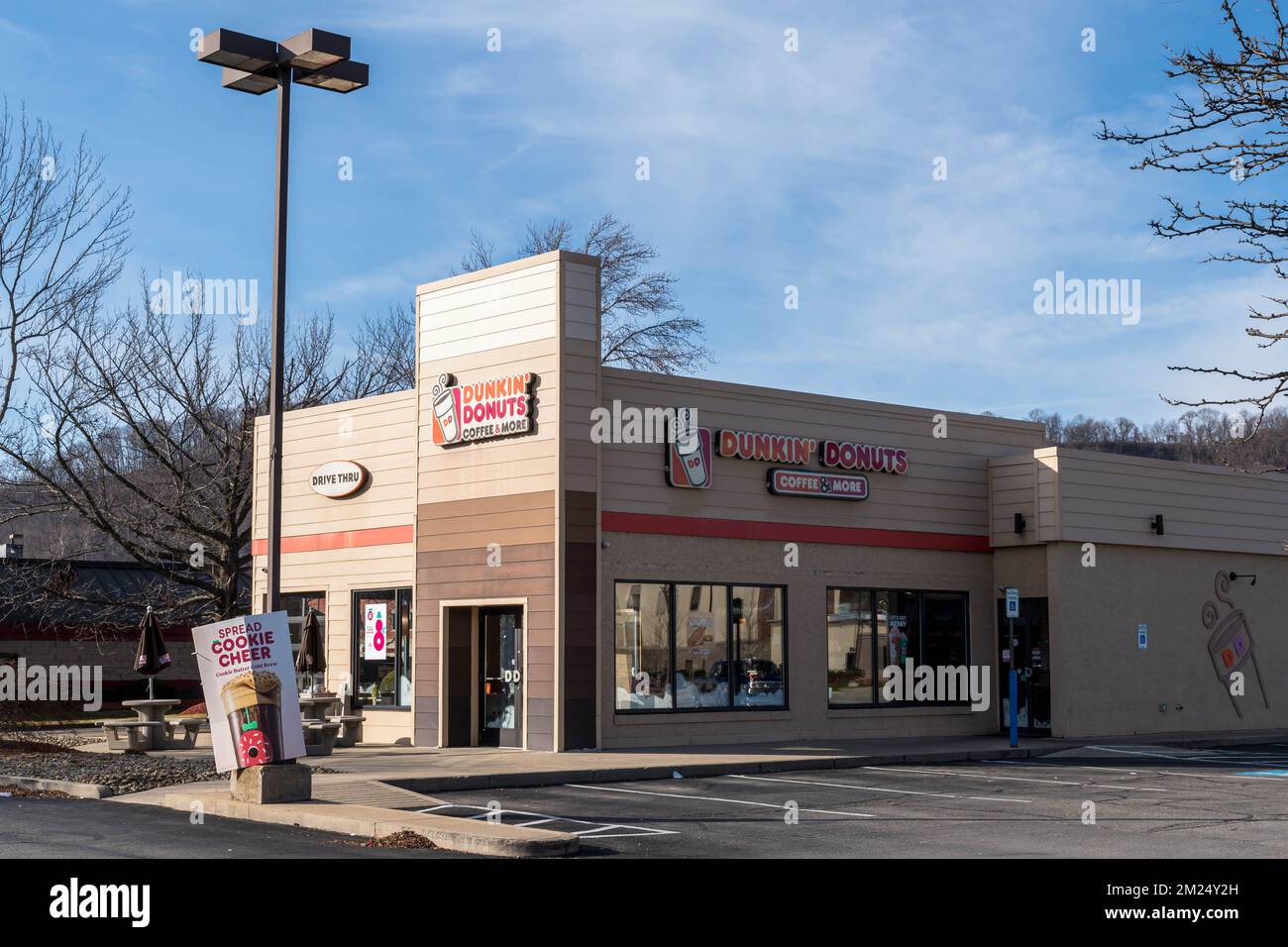 The Dunkin Donuts restaurant on Freeport Road in Harmar Township