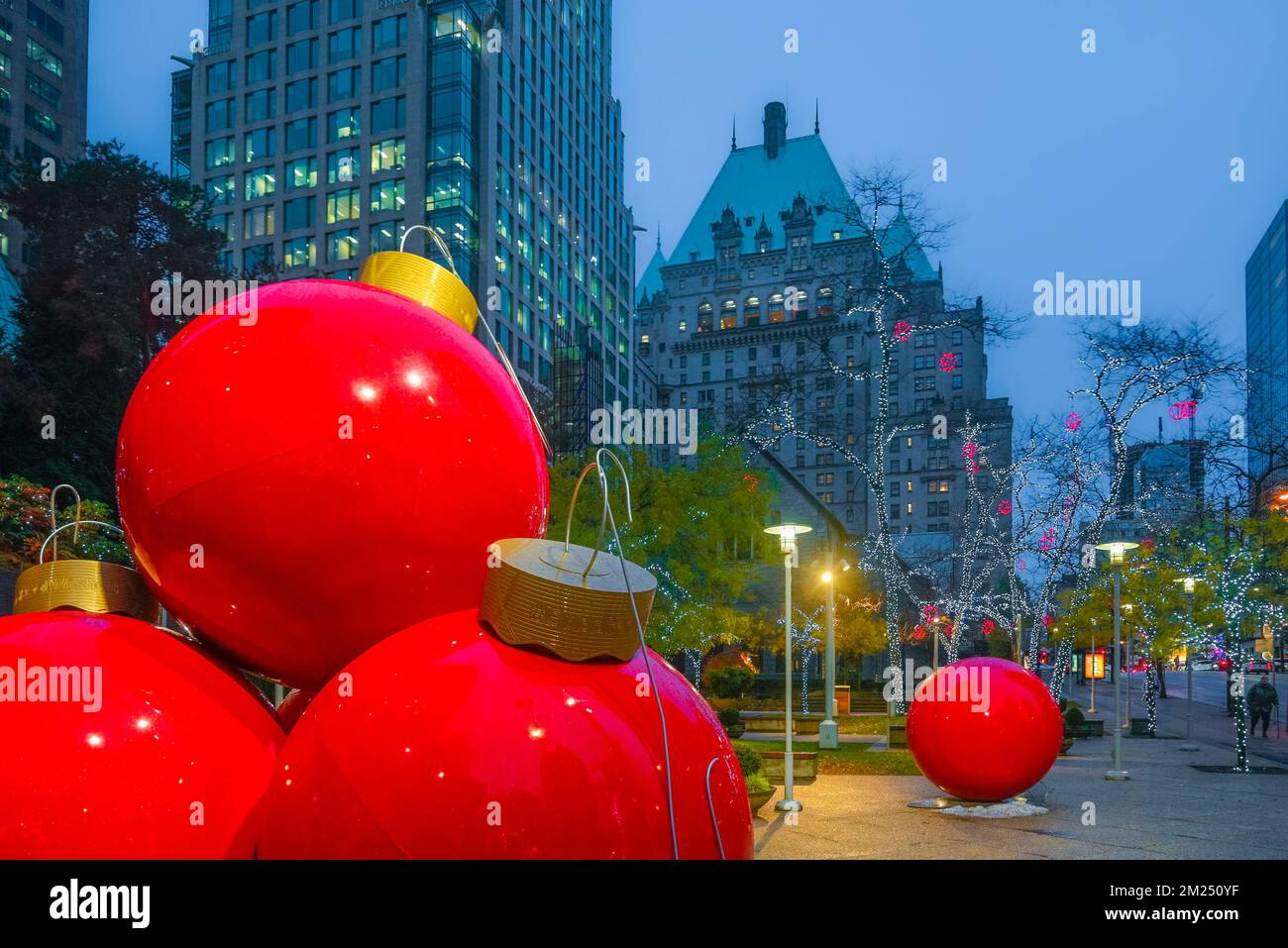 Fairmont Hotel Vancouver, downtown, Vancouver, British Columbia, Canada Stock Photo