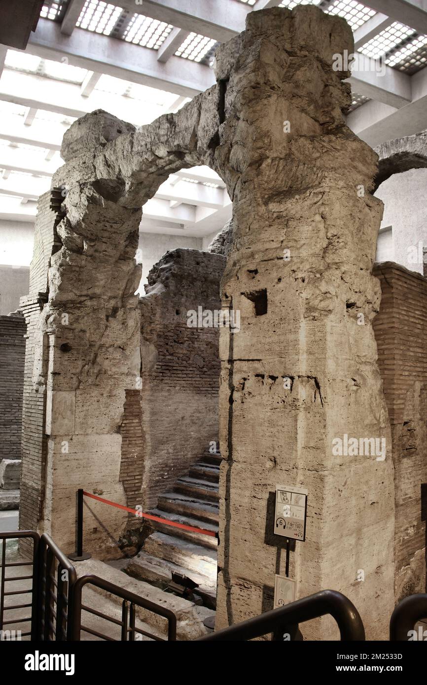 Remains Example The remains of the Stadium of Domitian are located under Piazza Navona ...