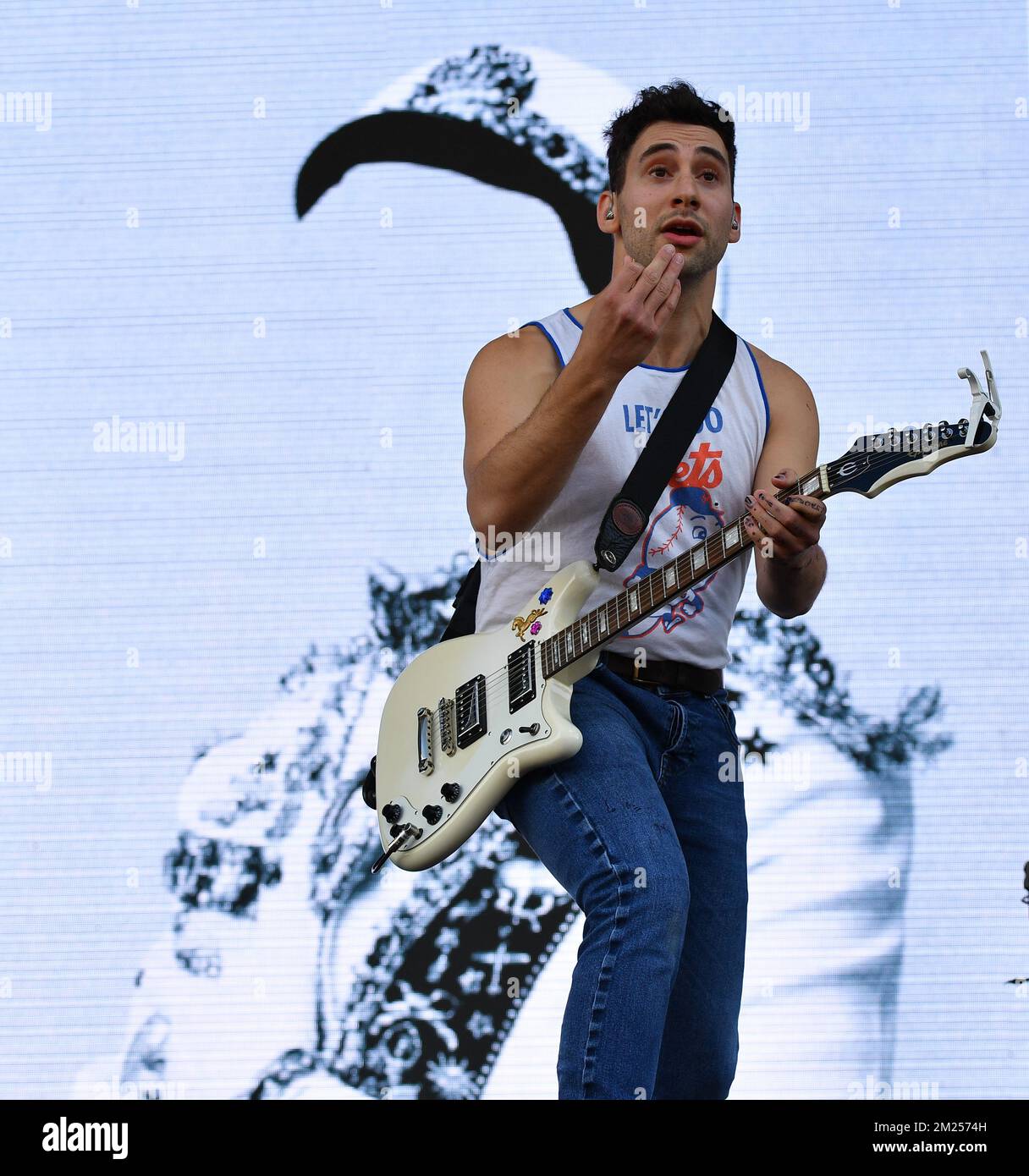 Governors Ball - Bleachers - Jack Antonoff in concert Stock Photo - Alamy
