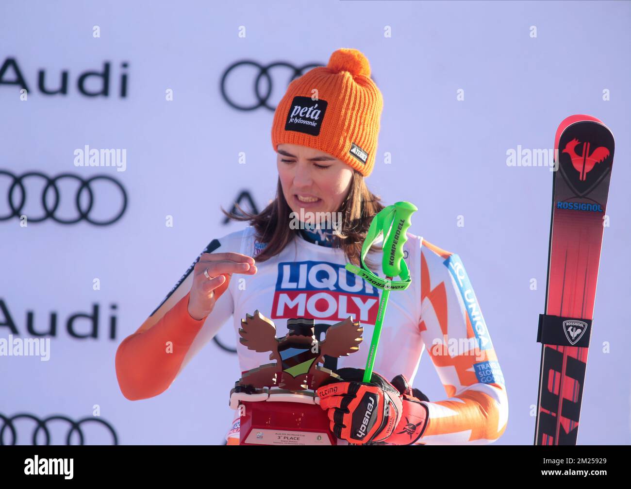 Audi Fis World Cup Sestriere, Italy, 10-11 December 2022 Stock Photo