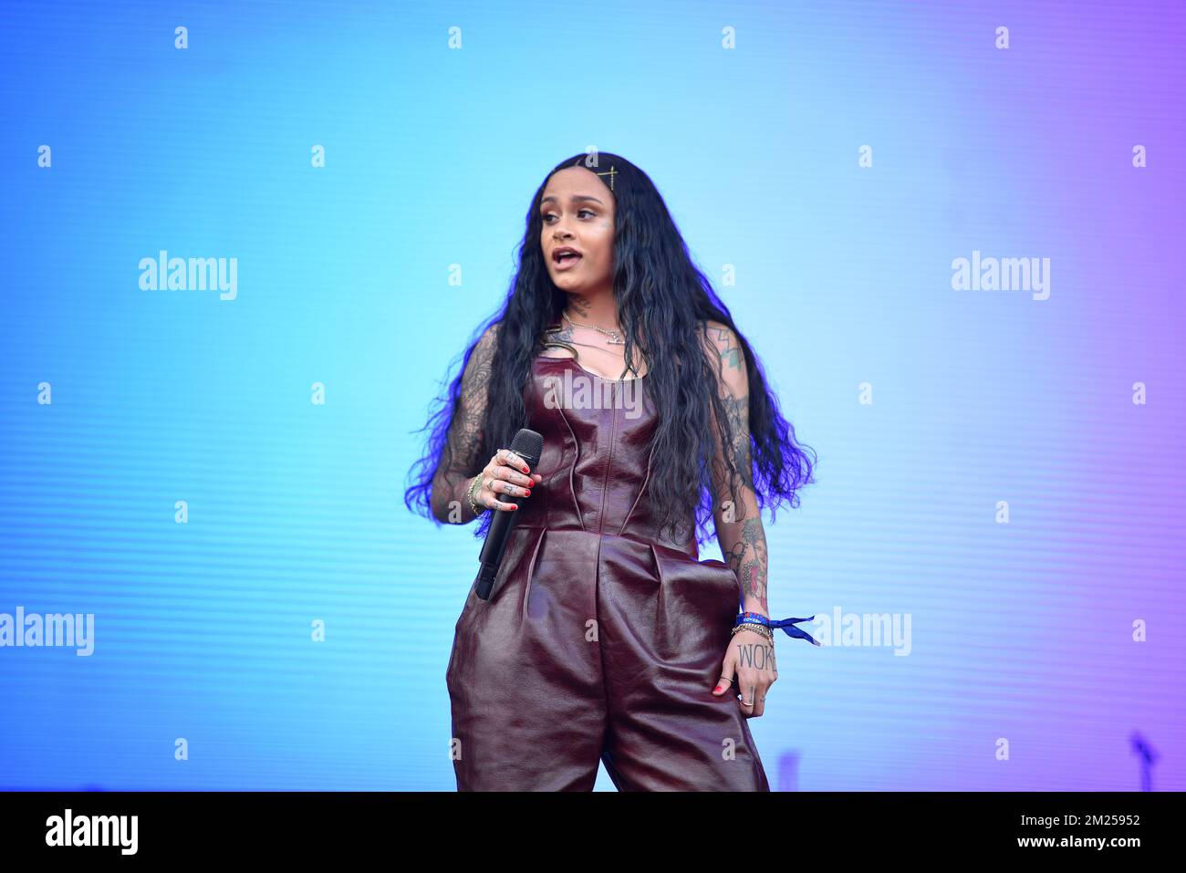 Governors Ball - Kehlani in concert Stock Photo