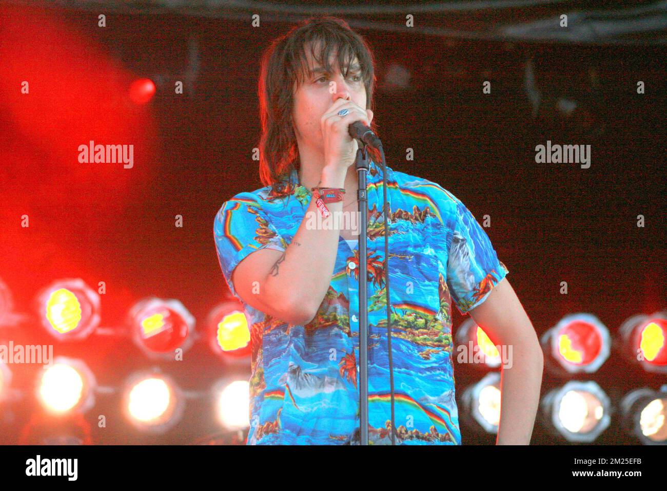 Governors Ball The Strokes in concert Stock Photo Alamy