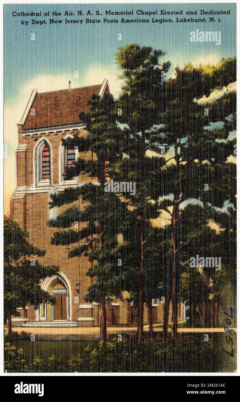 Cathedral of the Air, N. A. S., memorial chapel erected and dedicated