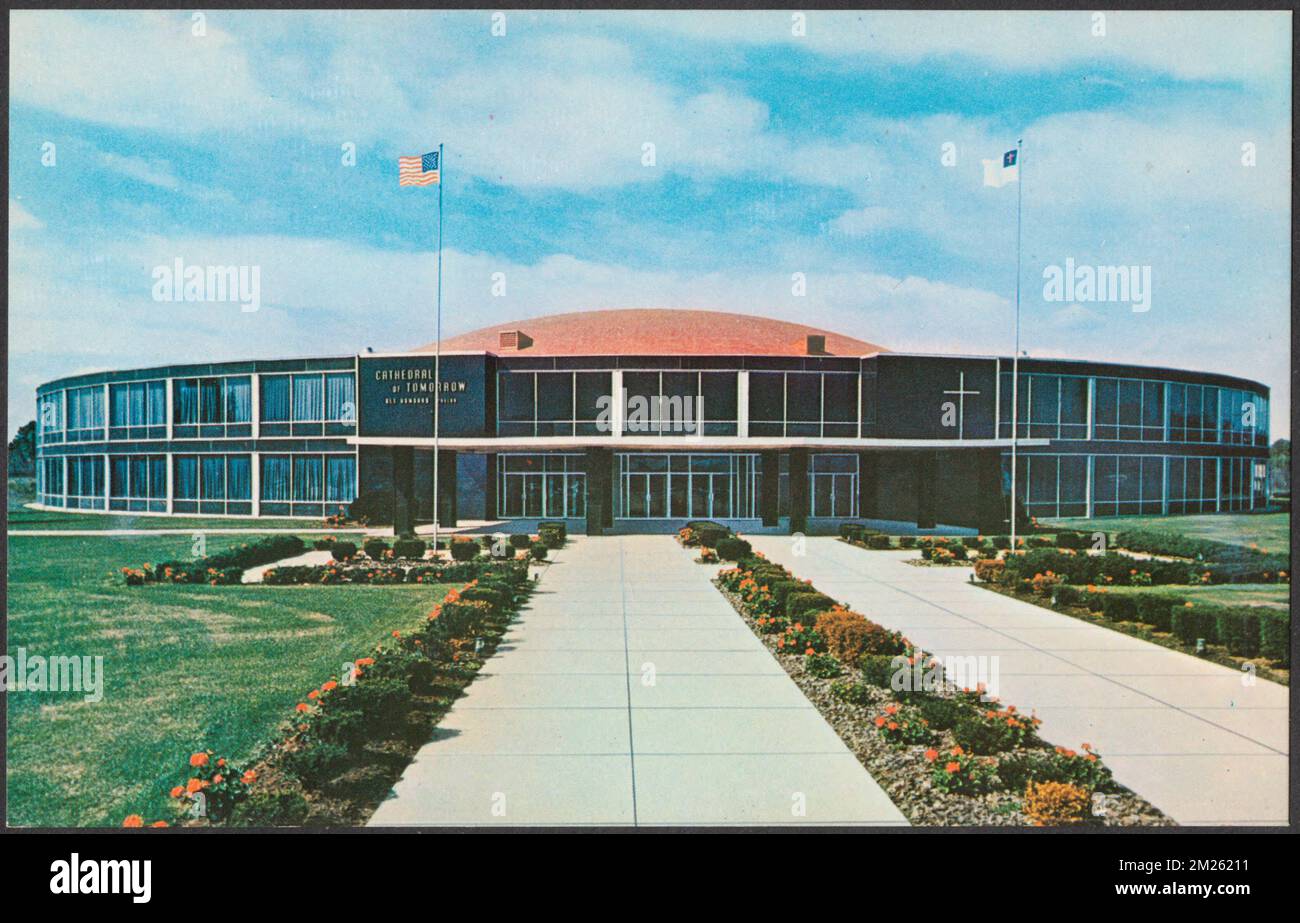 Cathedral of Tomorrow, Cuyahoga Falls, Ohio , Churches, Tichnor Brothers Collection, postcards