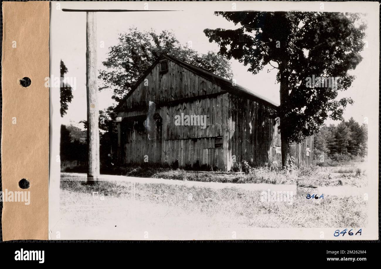 Catherine G. Barrus, barn, Shutesbury, Mass., Aug. 27, 1928 Parcel no