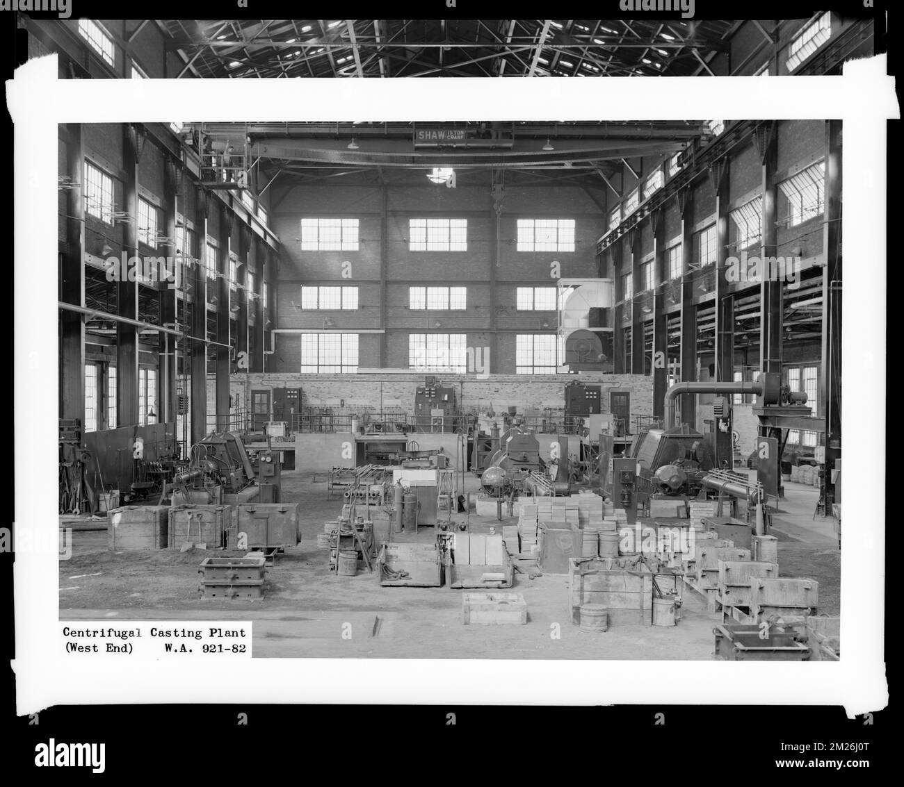 Centrifugal casting plant, west end , Armories, Ordnance industry