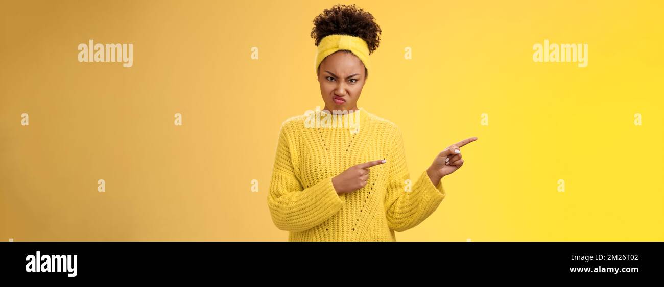 Behaved Rude Arrogant peeky young girlfriend behave rude disrespectful frowning ...