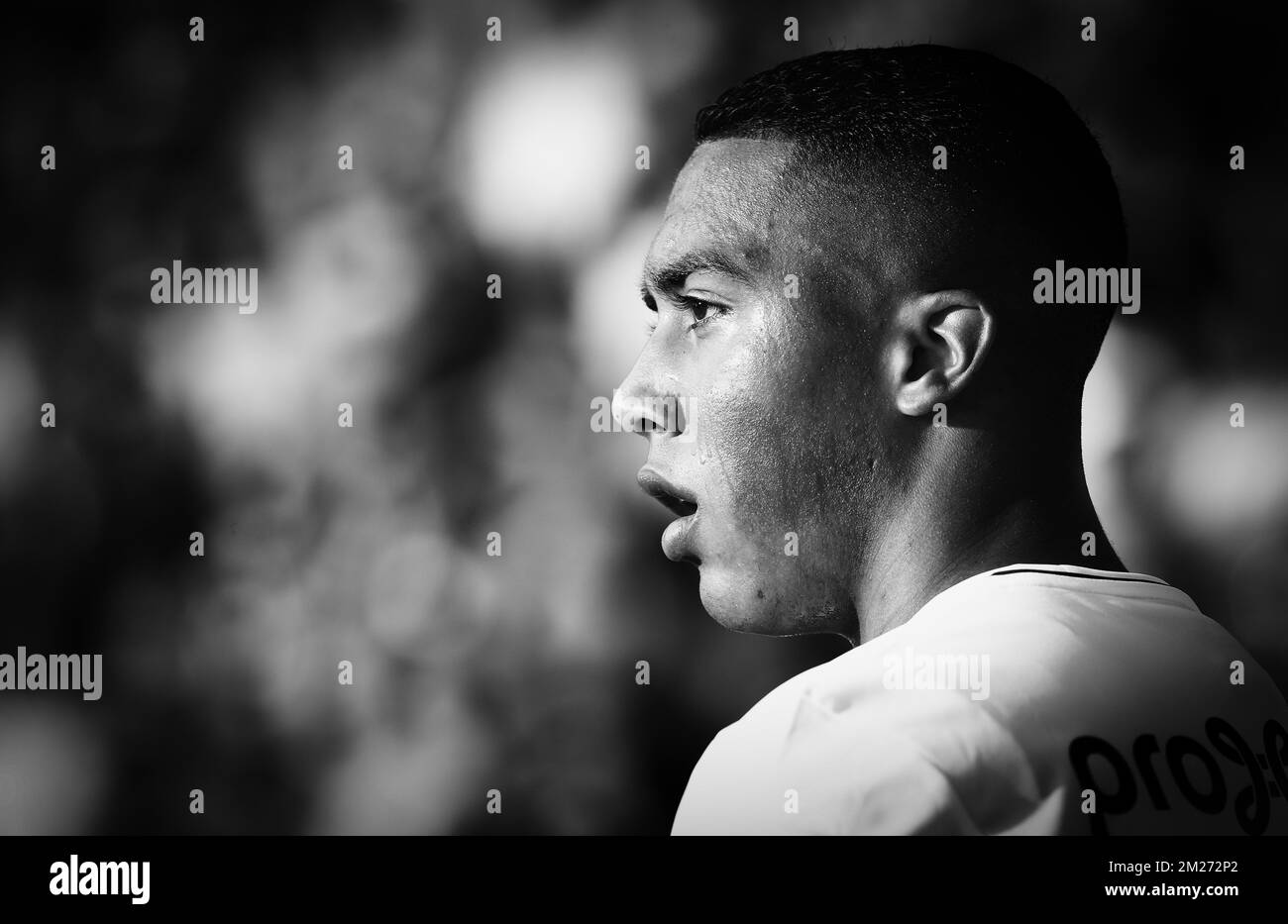 Anderlecht's Youri Tielemans pictured during the Jupiler Pro League match between Club Brugge and RSC Anderlecht, in Brugge, Sunday 14 May 2017, on day 8 (out of 10) of the Play-off 1 of the Belgian soccer championship. BELGA PHOTO VIRGINIE LEFOUR Stock Photo