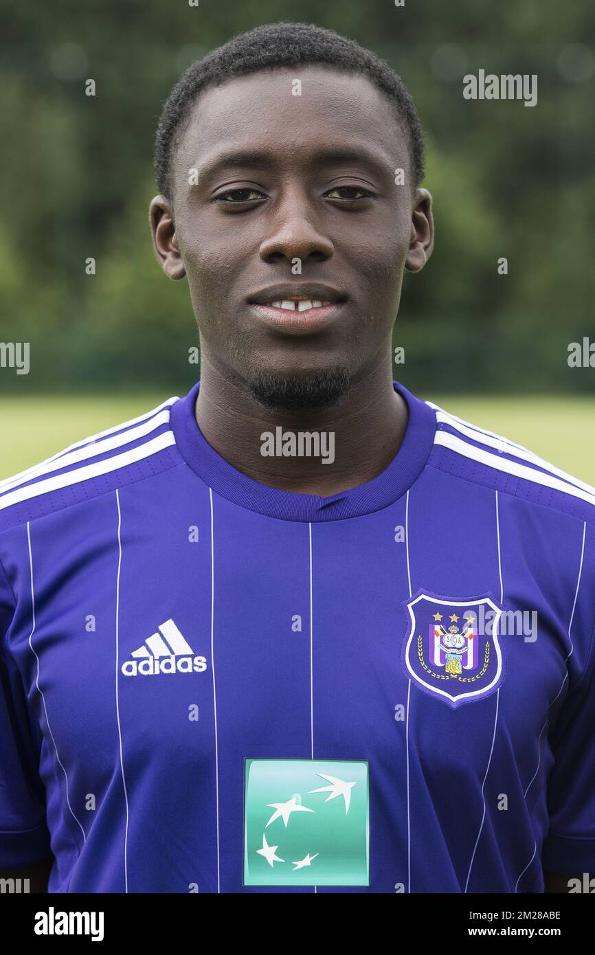 ANDERLECHT, BELGIUM - APRIL 11: 2-1 RSC Anderlecht, goal by Albert Sambi  Lokonga of RSC Anderlecht during the Jupiler Pro League match between RSC  And Stock Photo - Alamy