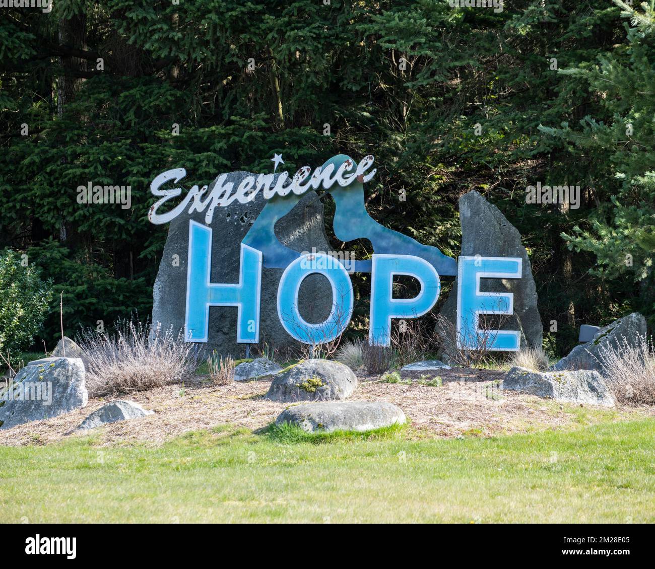 hope town sign hope hires stock photography and images Alamy