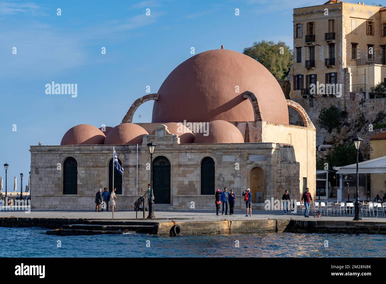 Old Town Chania in Souda Bay on the Island of Crete Stock Photo Alamy
