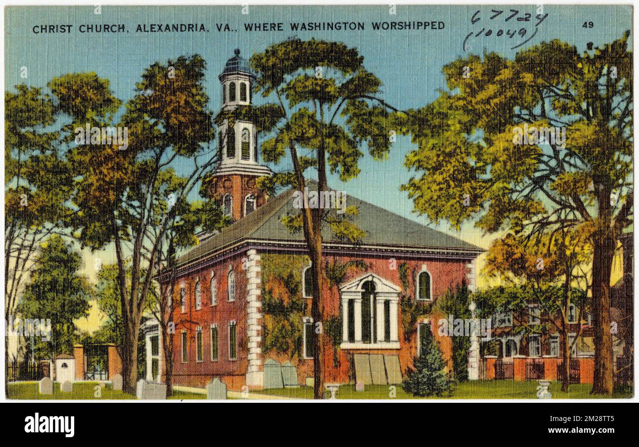 Christ Church, Alexandria, VA., where Washington worshipped , Churches